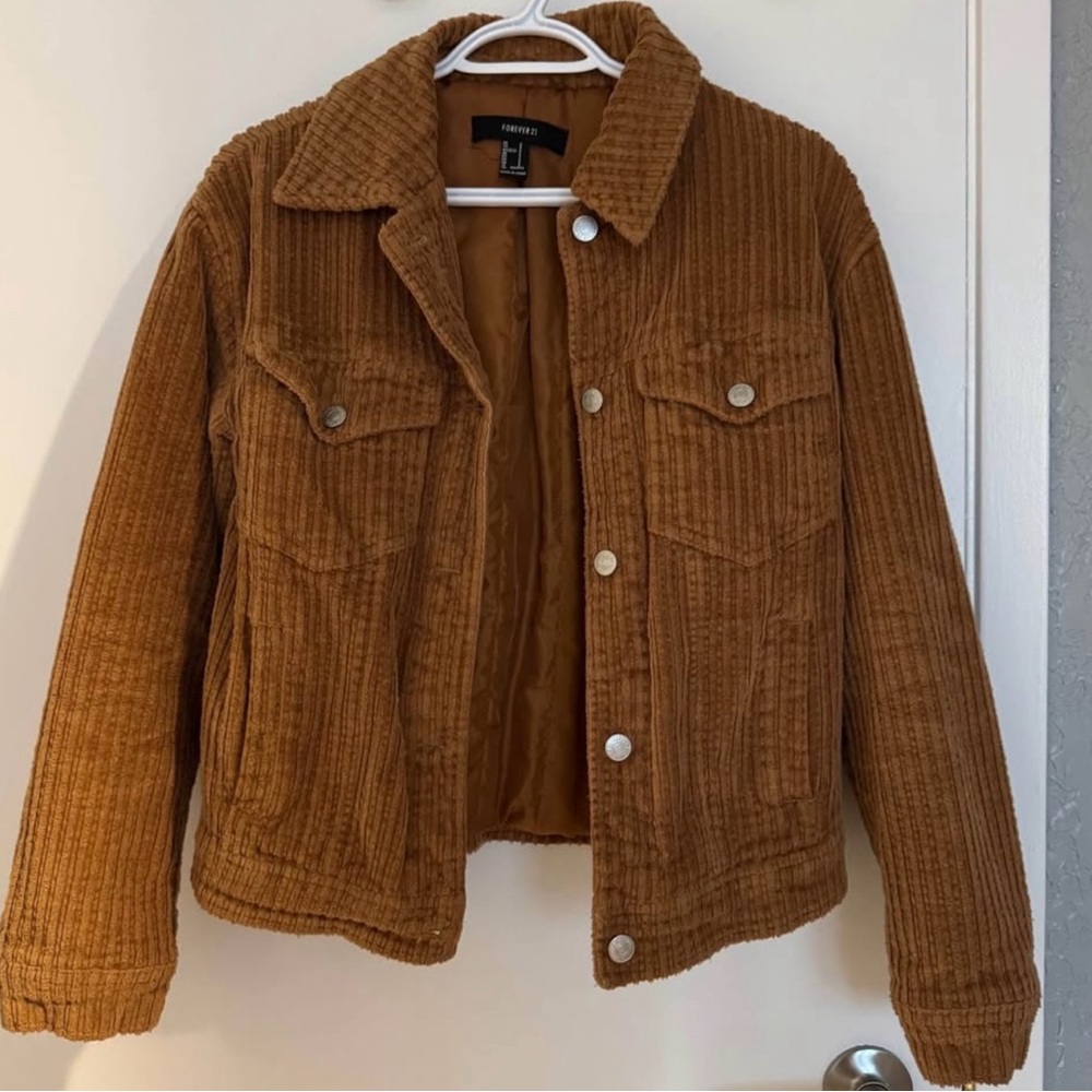 Forever 21 Tan Corduroy Jacket